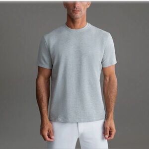 SENE Cumulus Crew T-Shirt Gray Short Sleeve Heavyweight Terry Cotton Sz XL NEW